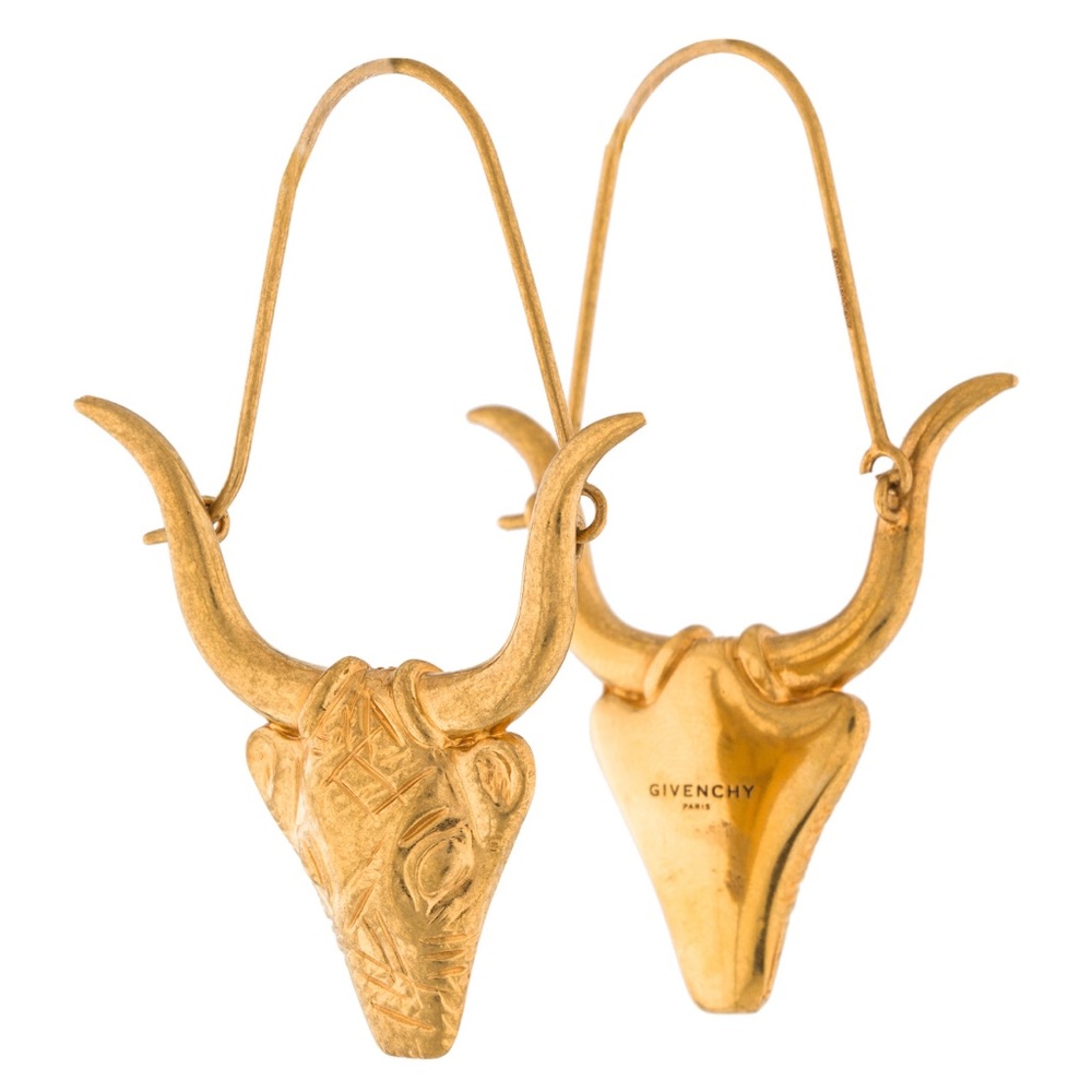 Givenchy Taurus Zodiac Earring Hoops